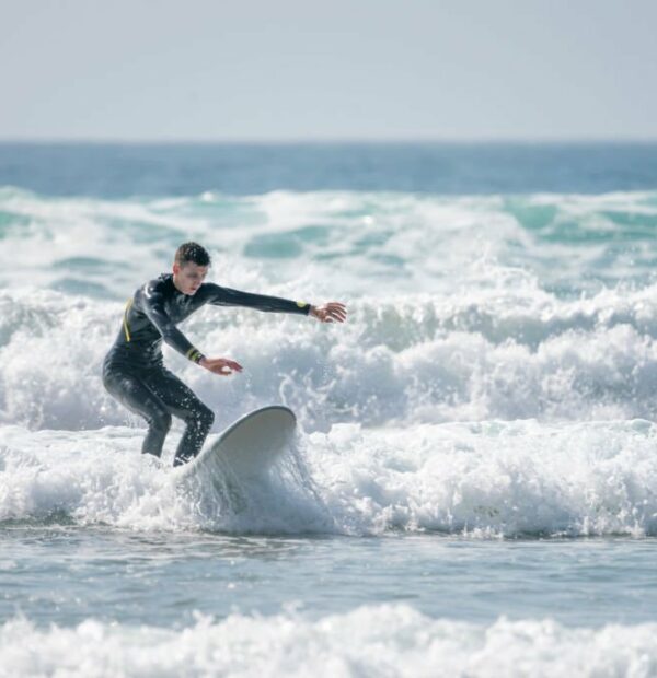 Surfing in Agadir