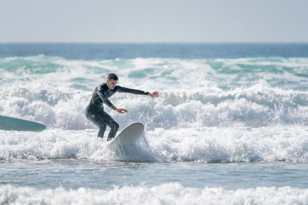 Surfing in Agadir